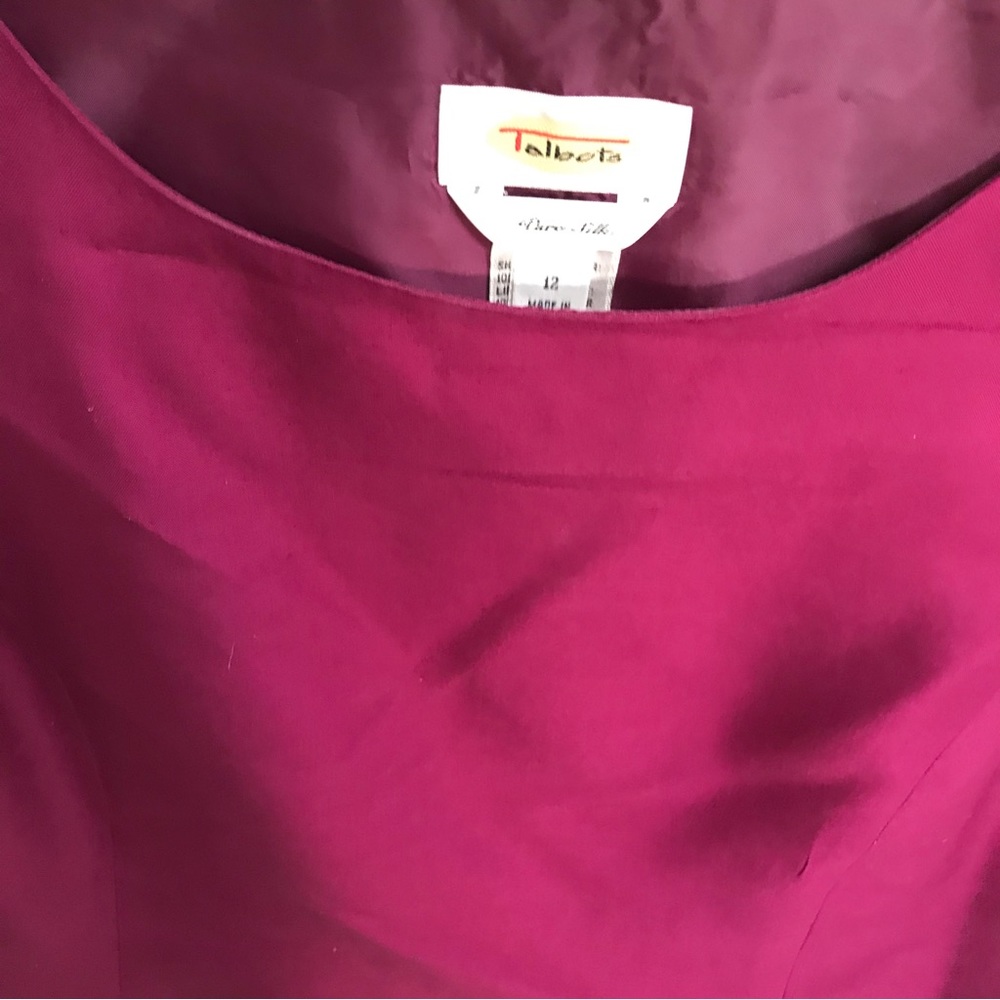 Vintage 90’s Three piece raw silk suit from Talbots size 12. EUC. - Picture 4 of 6